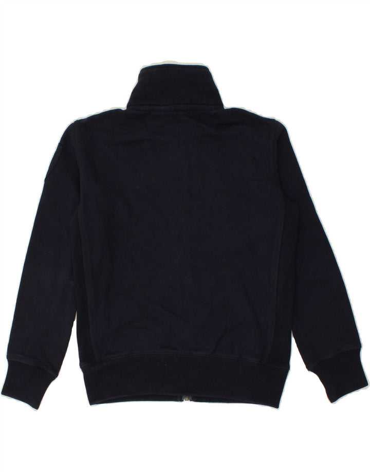 BLAUER Boys Graphic Tracksuit Top Jacket 9-10 Years Navy Blue Cotton Vintage Blauer and Second-Hand Blauer from Messina Hembry 