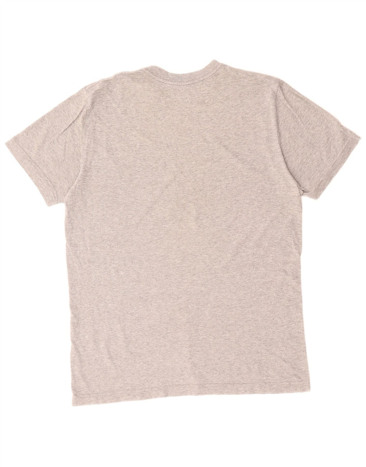 Nike Mens Regular Fit Graphic T-Shirt Top Medium Grey Flecked Cotton
