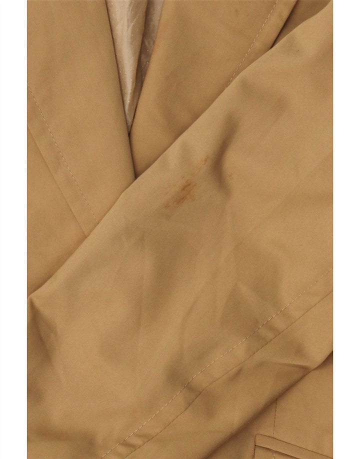 Oasis Womens 2 Button Blazer Jacket UK 12 Medium Beige Polyester Classic