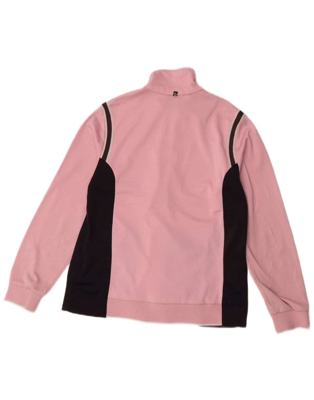 Lotto Womens Tracksuit Top Jacket UK 14 Medium Pink Colourblock