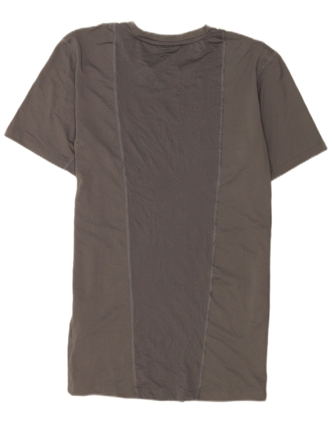 T-shirt da uomo Adidas Top grande in poliestere grigio