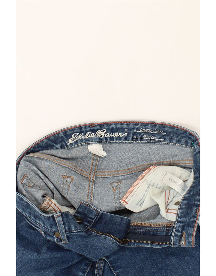 EDDIE BAUER Womens Slightly Curvy Bootcut Jeans W28 L28 Blue Cotton Vintage Eddie Bauer and Second-Hand Eddie Bauer from Messina Hembry 