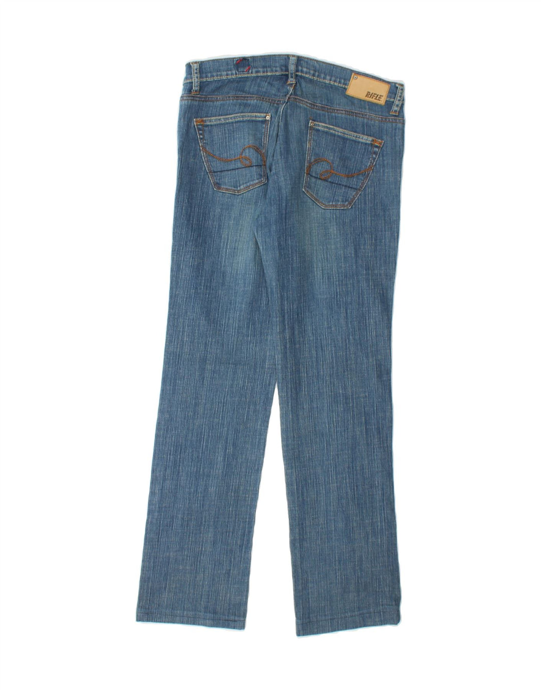 RIFLE Womens Straight Jeans W29 L29 Blue Cotton Vintage Rifle and Second-Hand Rifle from Messina Hembry 