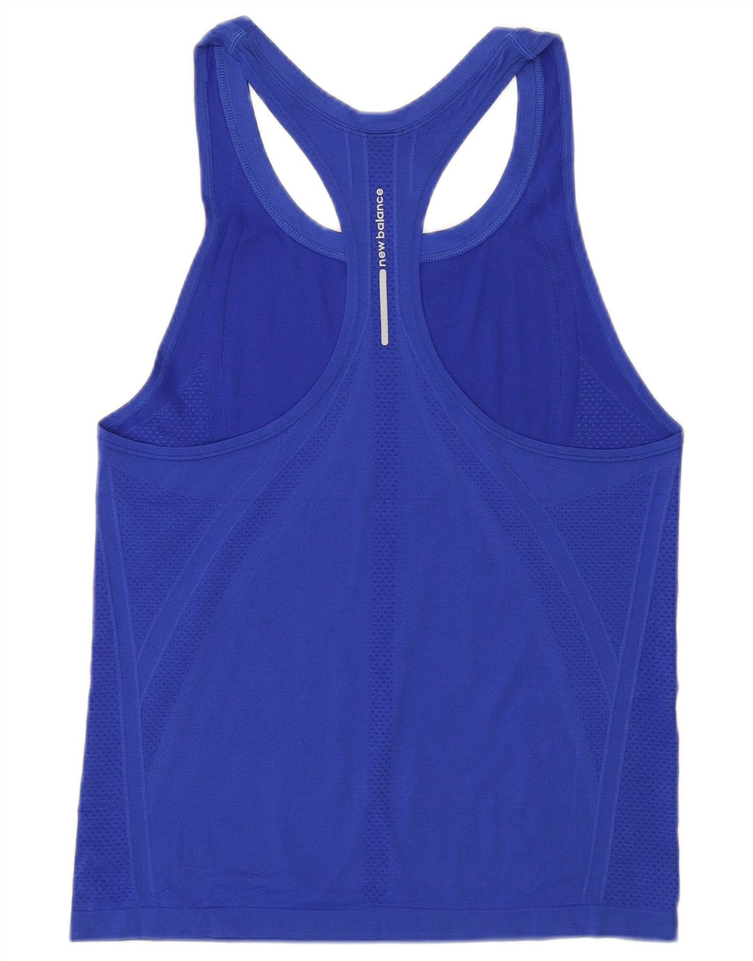 NEW BALANCE Womens Vest Top UK 12 Medium Blue Nylon