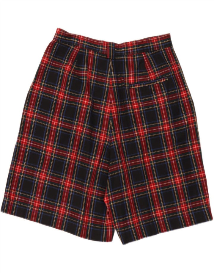 Gap Mens Pegged Chino Shorts W30 Medium Black Check