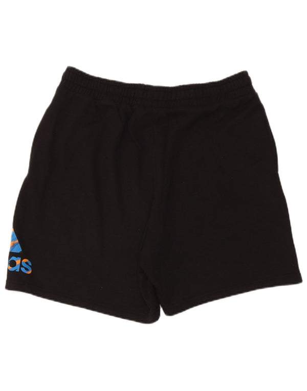Pantaloncini sportivi grafici da uomo Adidas XL in cotone nero