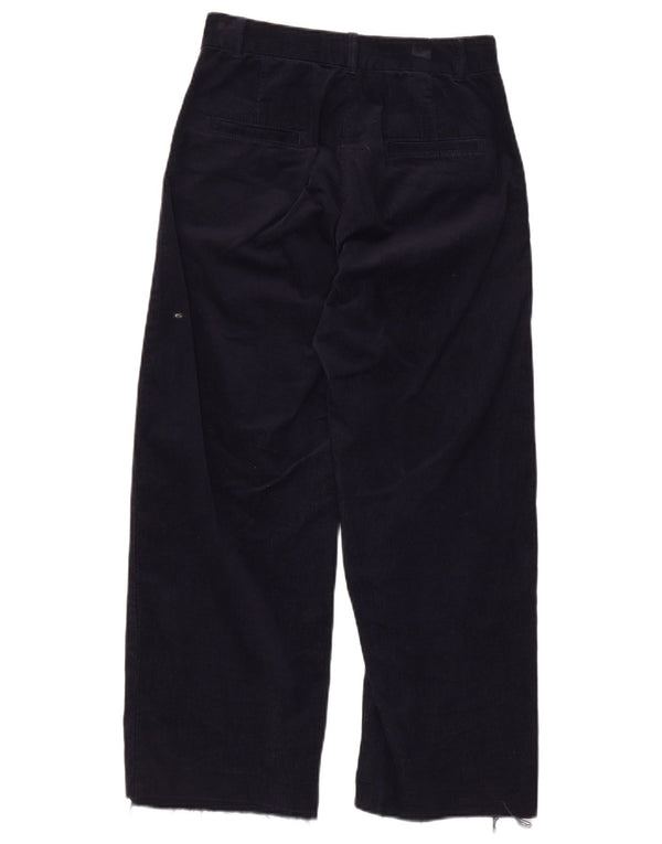 Pantaloni da donna Marks & Spencer Per Una in velluto a coste taglia 8 W26 L25 Blu Navy