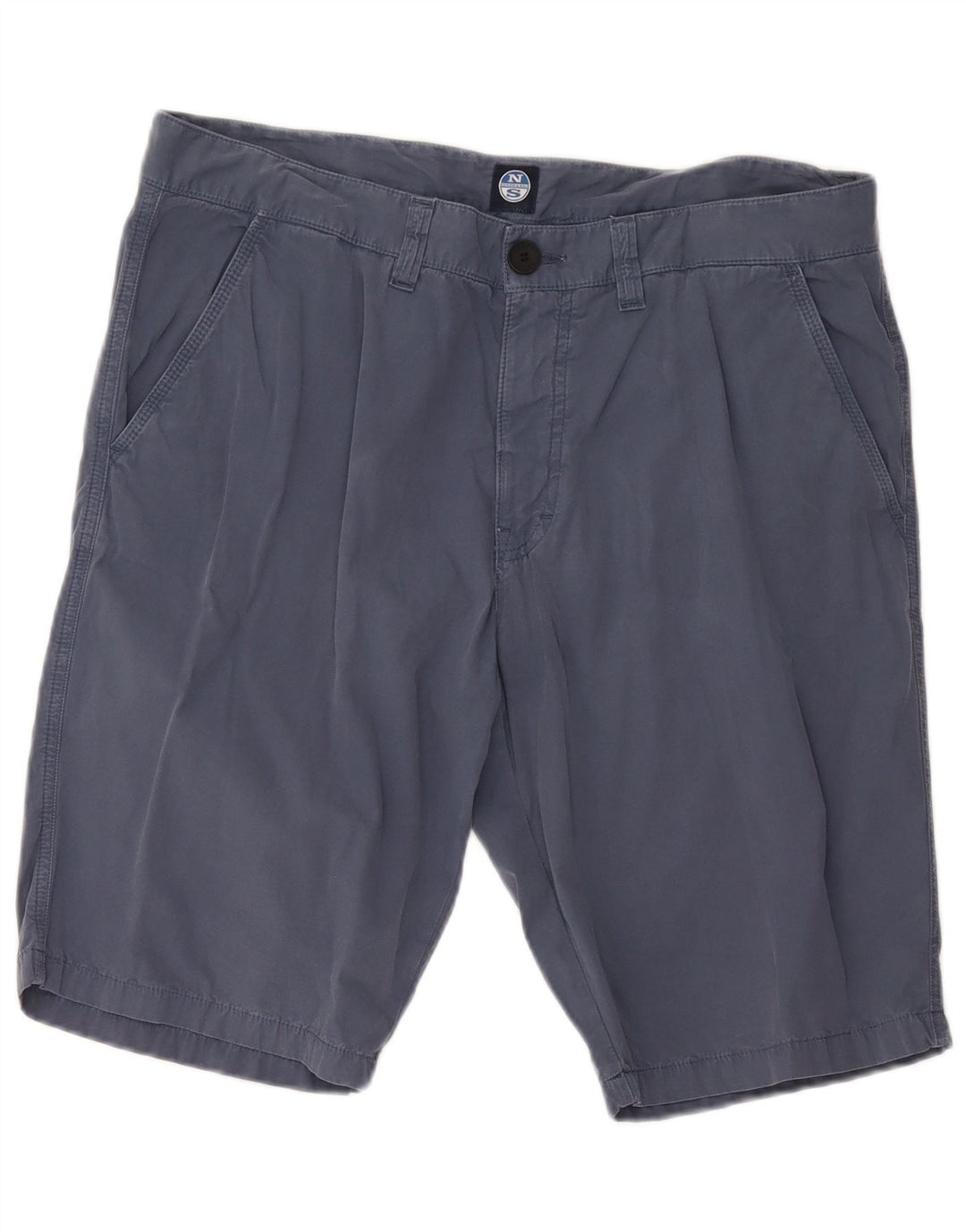 North Sails Mens Pegged Chino Shorts W36 Large Navy Blue