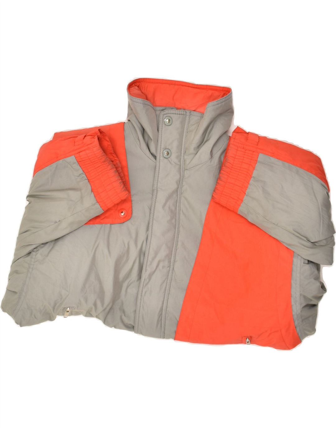 CARRERA Mens Graphic Windbreaker Jacket UK 38 Medium Orange Colourblock Vintage Carrera and Second-Hand Carrera from Messina Hembry 