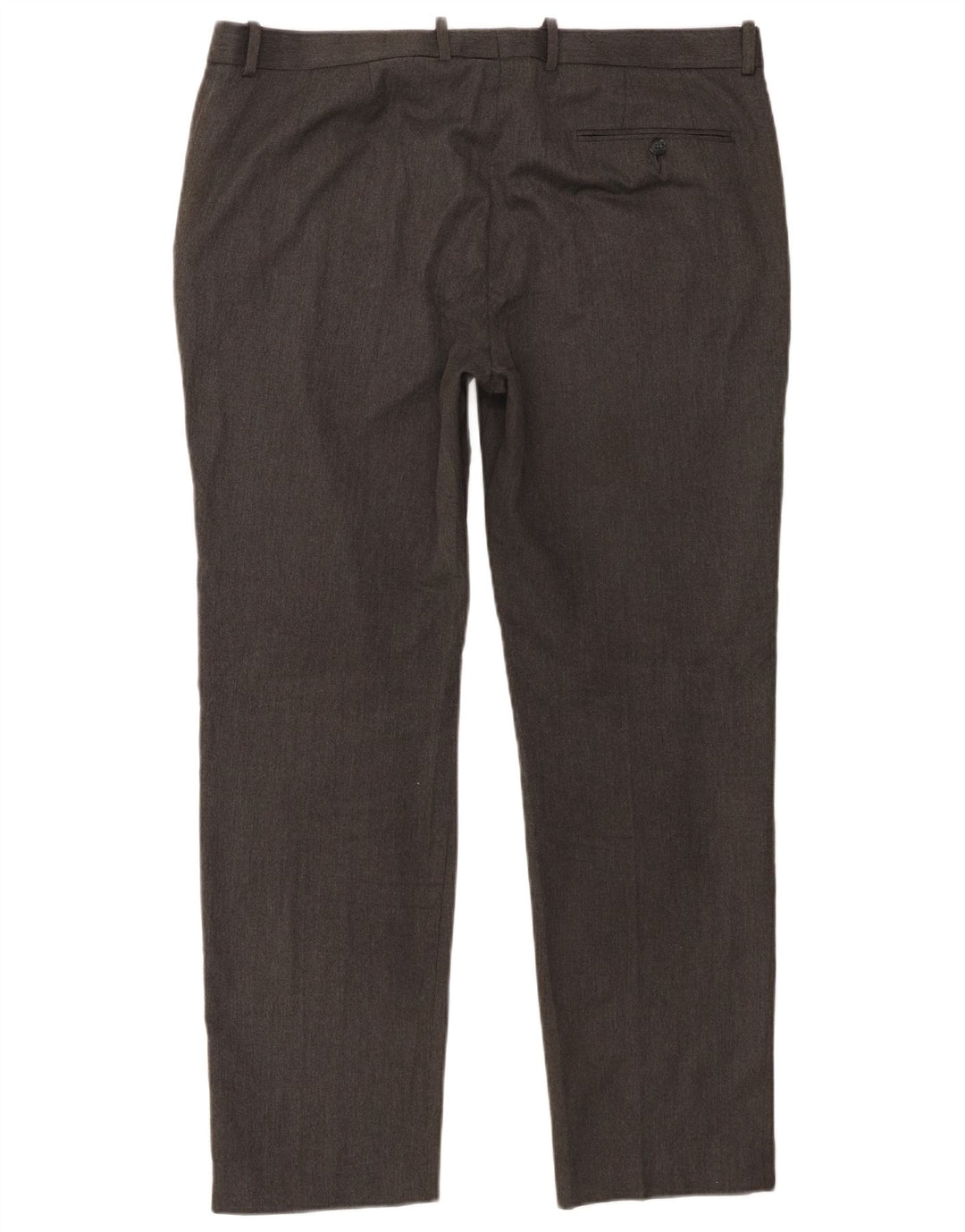 Marks & Spencer Mens Slim Fit Chino Trousers W38 L31 Grey Polyester