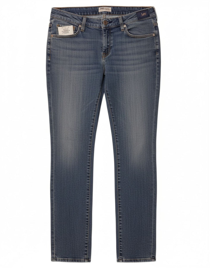 Lee Womens Norma Slim Jeans W32 L33 Blue Cotton