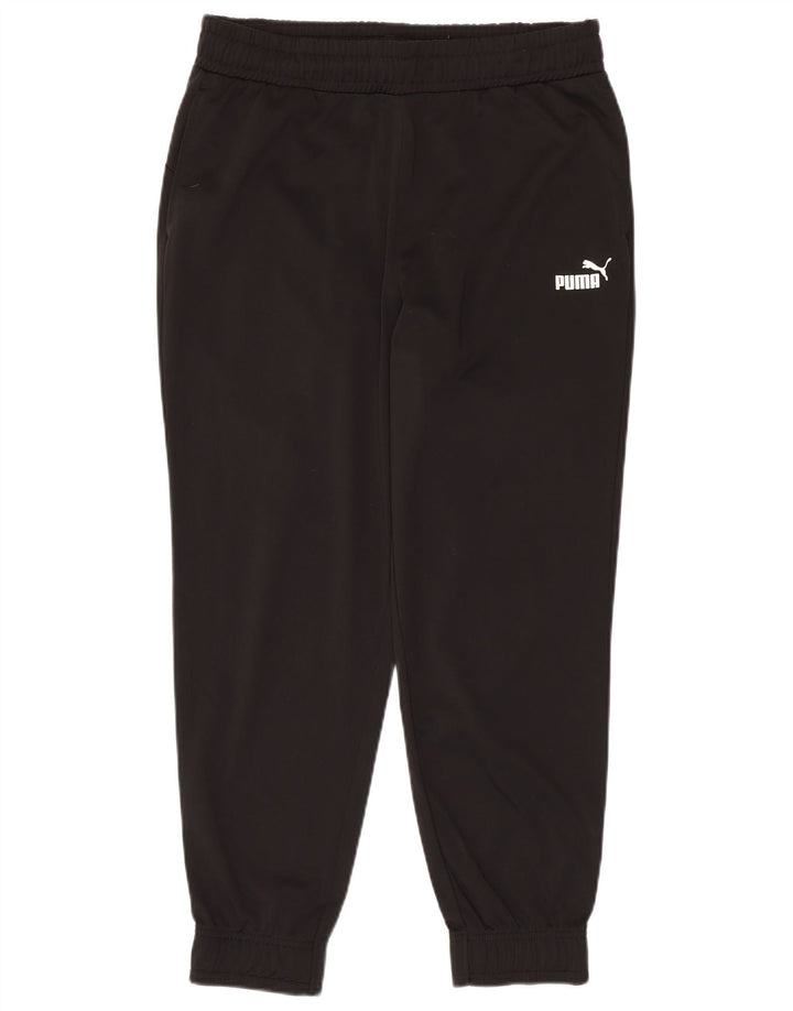 Puma Mens Tracksuit Trousers Joggers Medium  Black Polyester