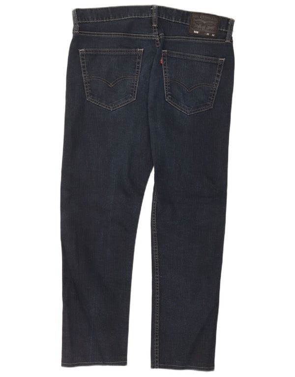 Levi's Mens 508 Tapered Jeans W32 L26 Navy Blue Cotton
