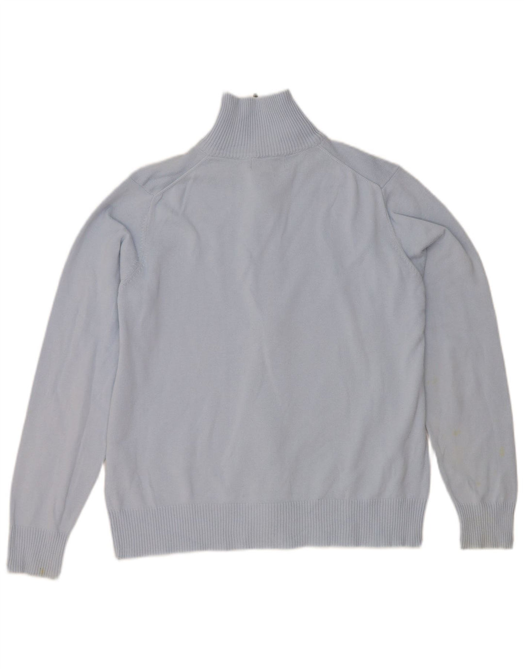 Zara Herre Cardigan Sweater Stor Blå Bomuld