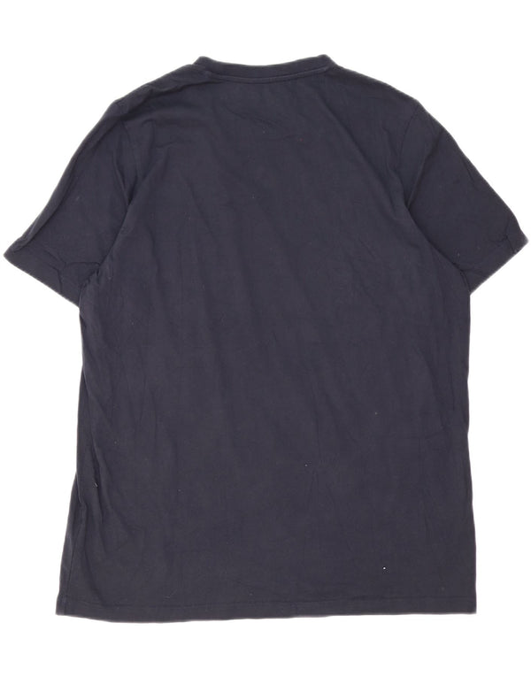 Adidas Herre grafisk T-shirt top XL marineblå bomuld
