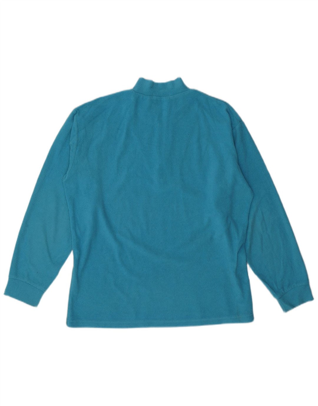 Fila Mens Zip Neck Fleece Jumper IT 50 Medium Blue
