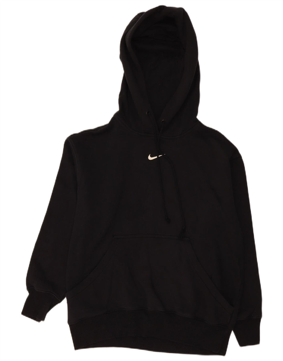 Nike Mens Hoodie Jumper Small Black Cotton