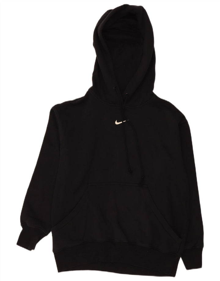 Nike Mens Hoodie Jumper Small Black Cotton