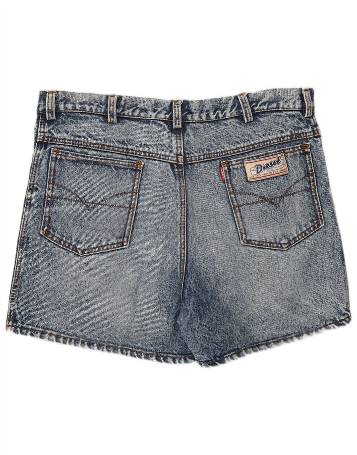 DIESEL Womens Denim Shorts W34 Large Blue