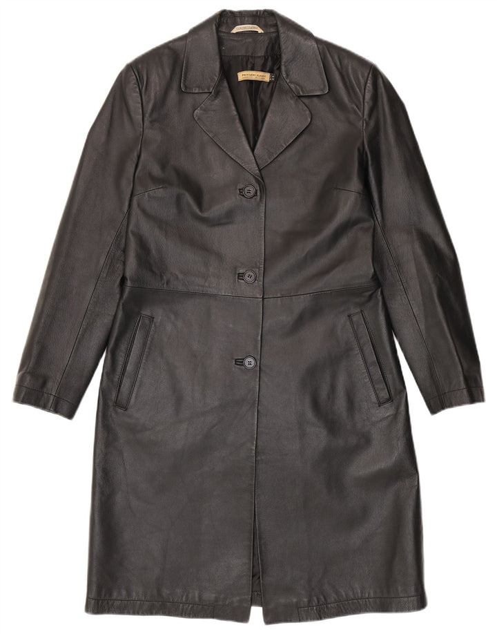 Abrigo De Piel Mujer Privilegi IT 42 Medium Cuero Negro