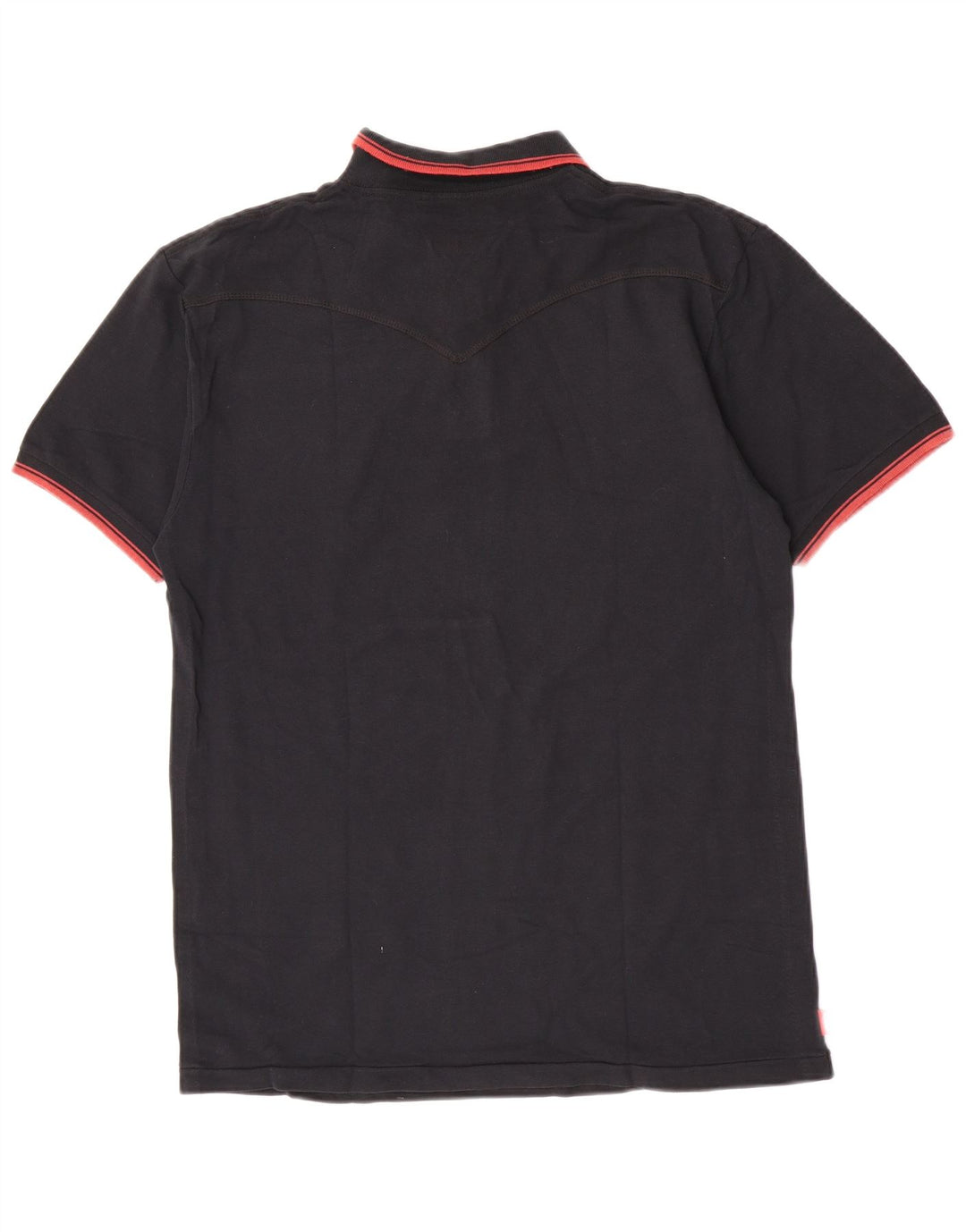 Levi's Mens Polo Shirt 2XL Black Cotton