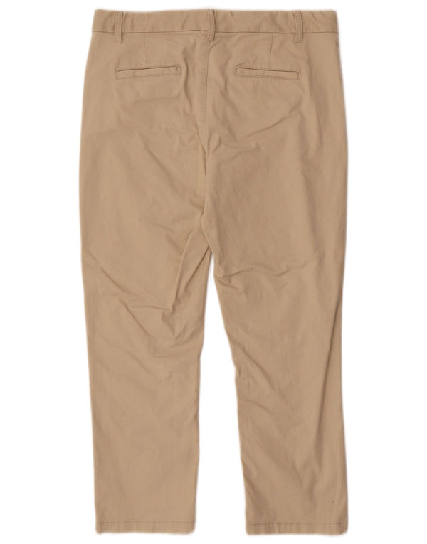 Pantalones cortos para mujer Fat Face UK 12 Medium W32 L24 Beige Algodón