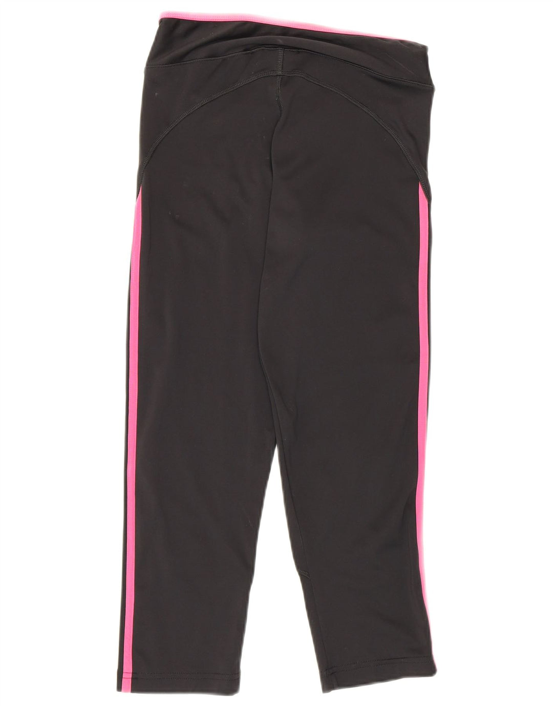 Adidas Dame Climalite Capri Leggings UK 8 Small Black Polyester