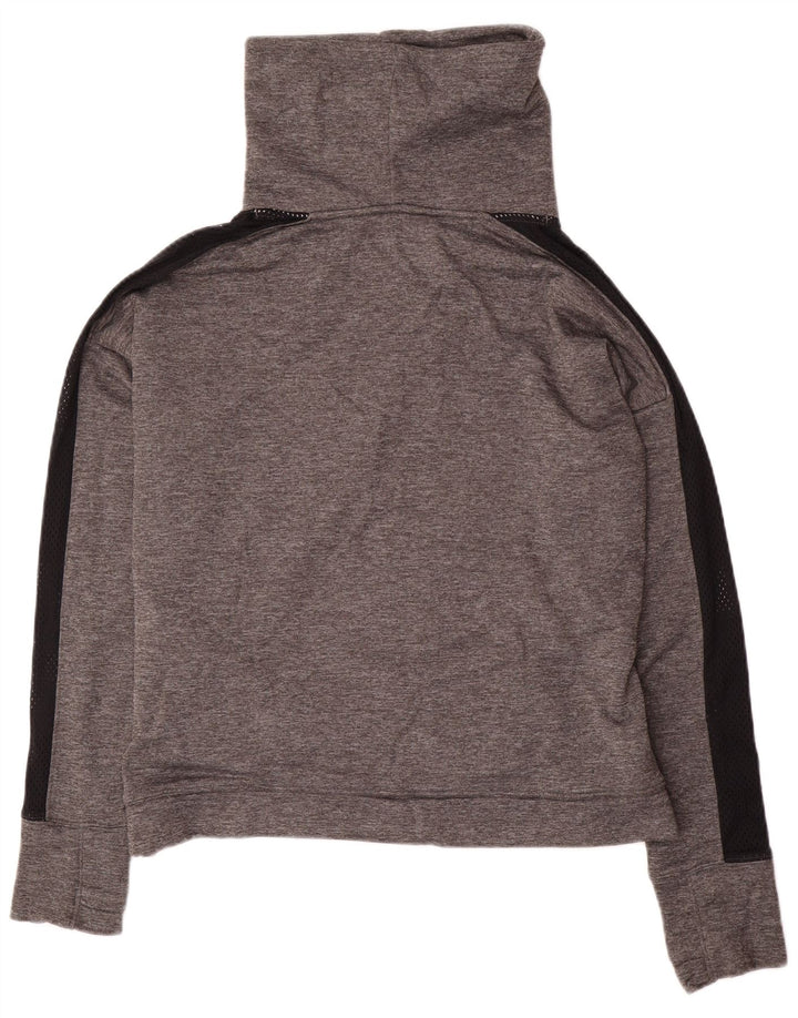 Under Armour Womens Loose Fit Sweatshirt Jumper UK 16 Large Grey Polyester