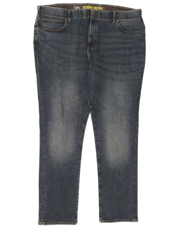 Lee Mens Extreme Motion Straight Jeans W46 L34 Μπλε βαμβακερό
