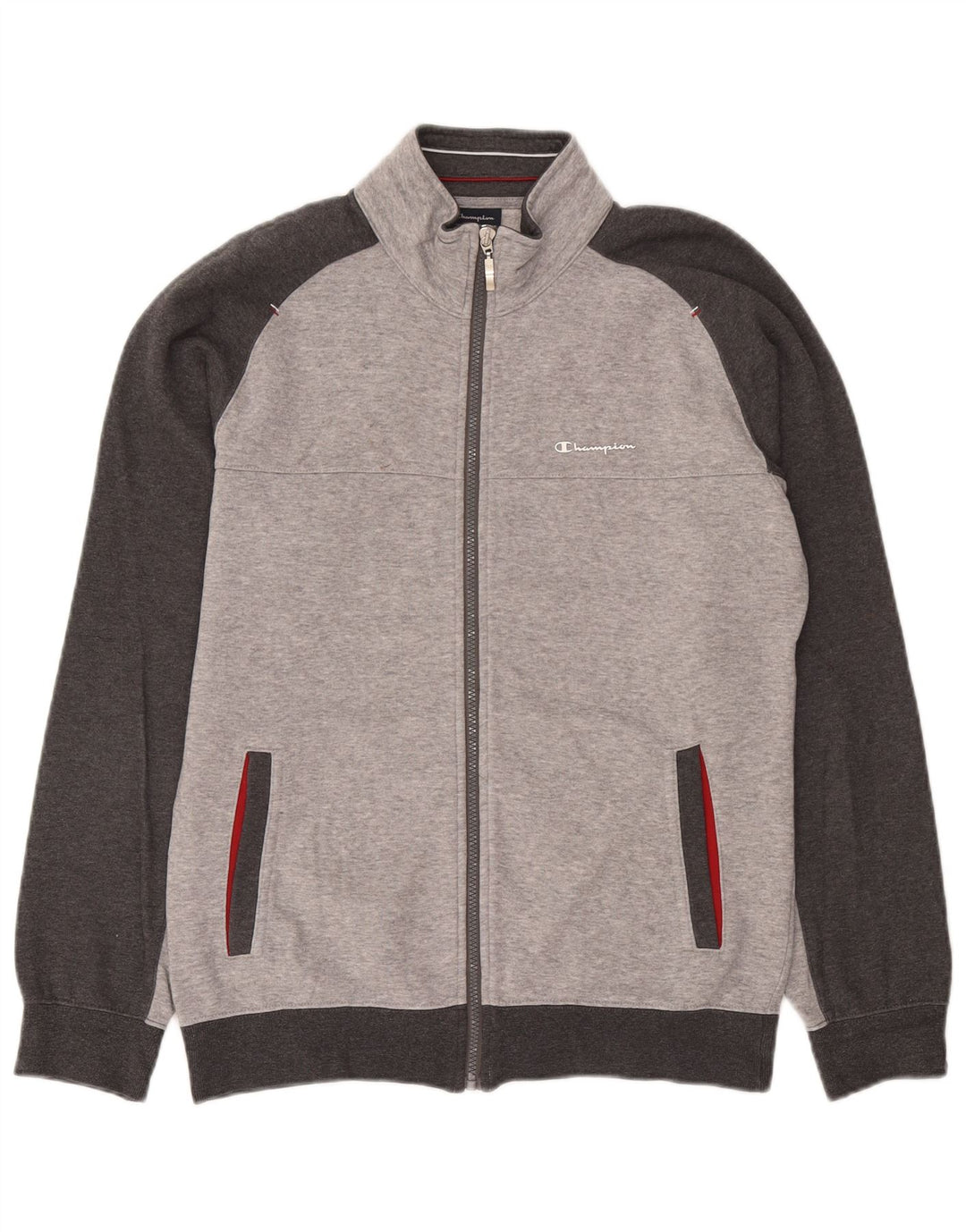 Giacca da tuta da uomo Champion grigio medio chiazzato