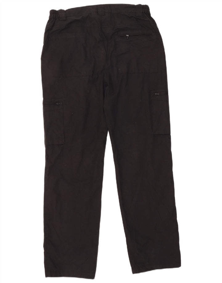Mountain Warehouse Herre Straight Cargo Bukser W34 L32 Sort Polyester
