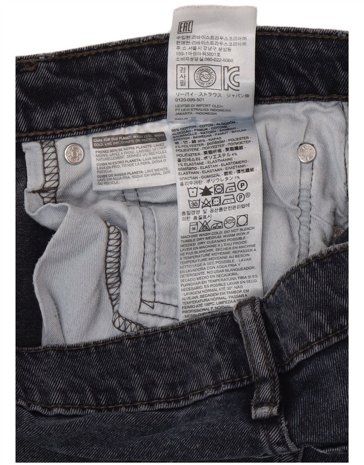 Levi's Mens Slim Jeans W34 L30 Navy Blue Cotton