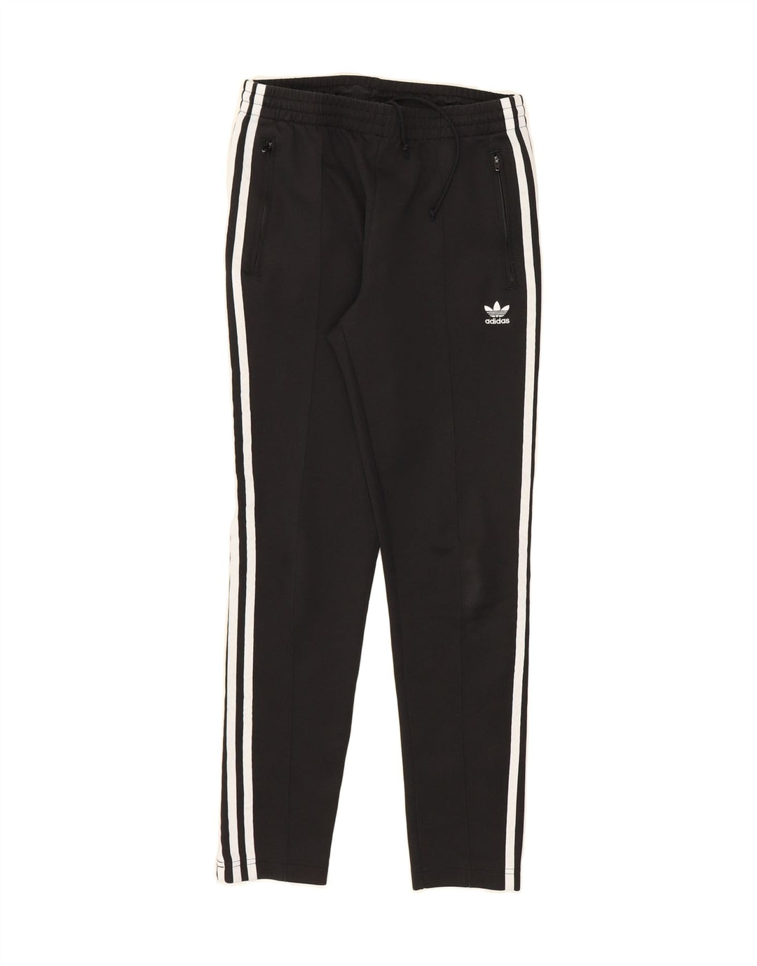 ADIDAS Womens Tracksuit Trousers UK 8 Small Black Polyester Vintage Adidas and Second-Hand Adidas from Messina Hembry 