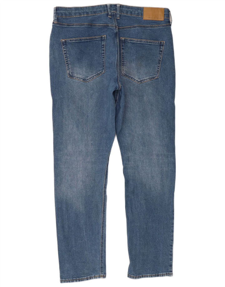 French Connection Mens Slim Jeans W34 L32 Blue Cotton