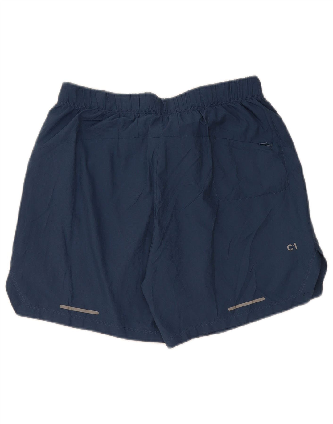Asics Mens Sport Shorts Medium  Navy Blue Polyester