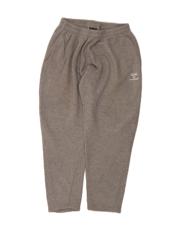 HUMMEL Mens Tracksuit Trousers Large  Grey Cotton Vintage Hummel and Second-Hand Hummel from Messina Hembry 