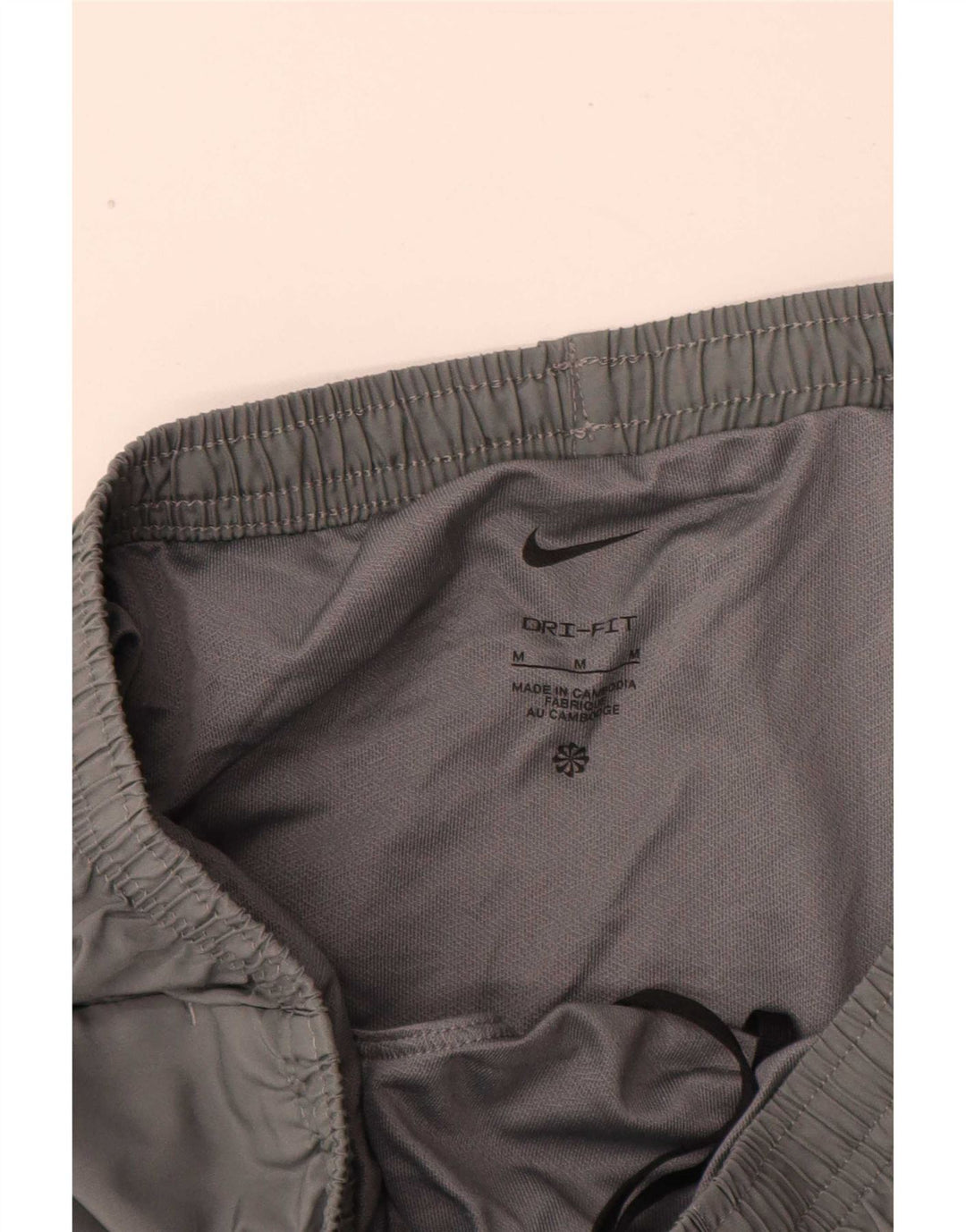 Męskie spodenki sportowe Nike Dri Fit, poliestrowe w kolorze średnioszarym