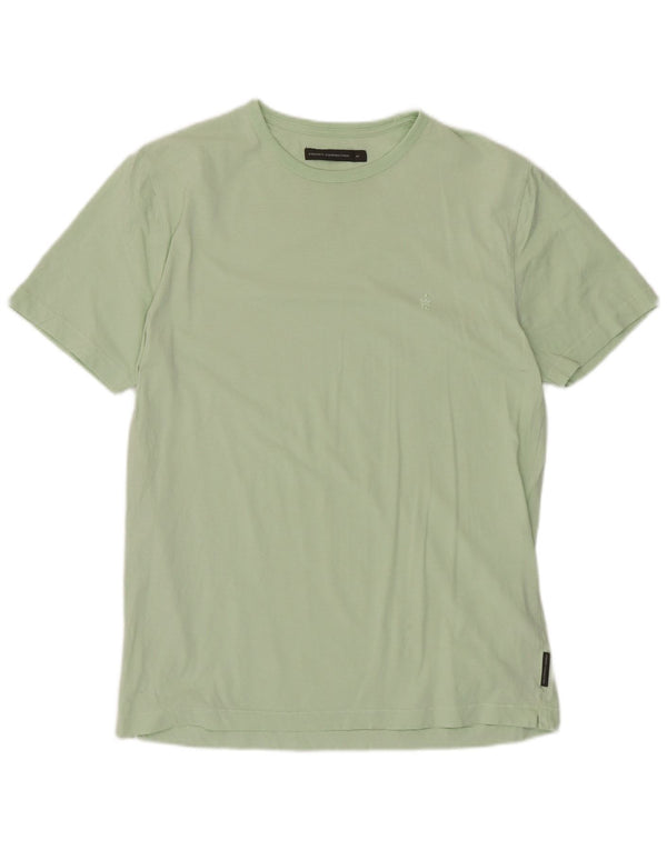 French Connection Herre T-Shirt Top Medium Grøn Bomuld