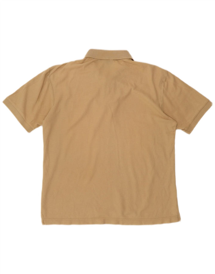 Polo Fila da uomo a maniche corte, vestibilità regolare, beige medio