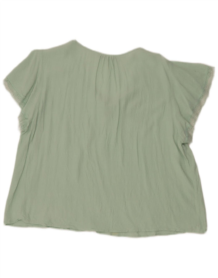 Marks & Spencer Damebluse Top UK 16 Large Green