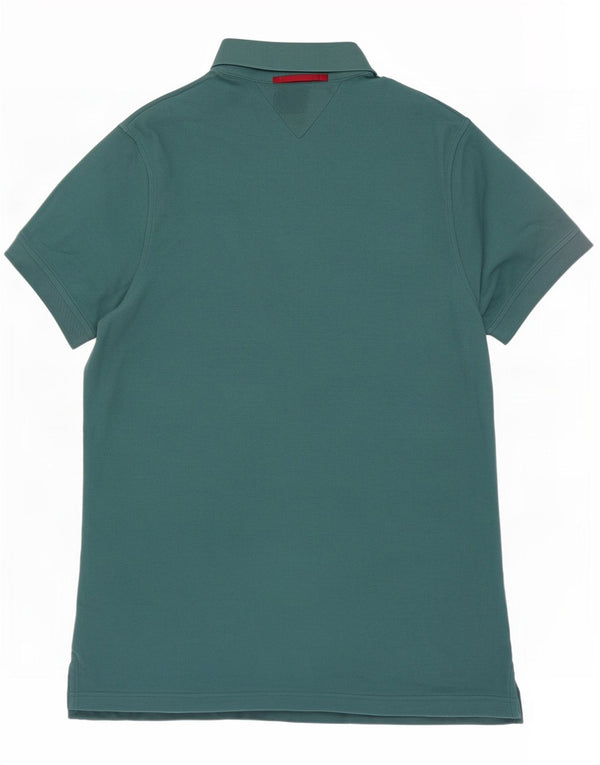 Tommy Hilfiger Herre Slim Fit Polo Shirt XL Grøn Bomuld