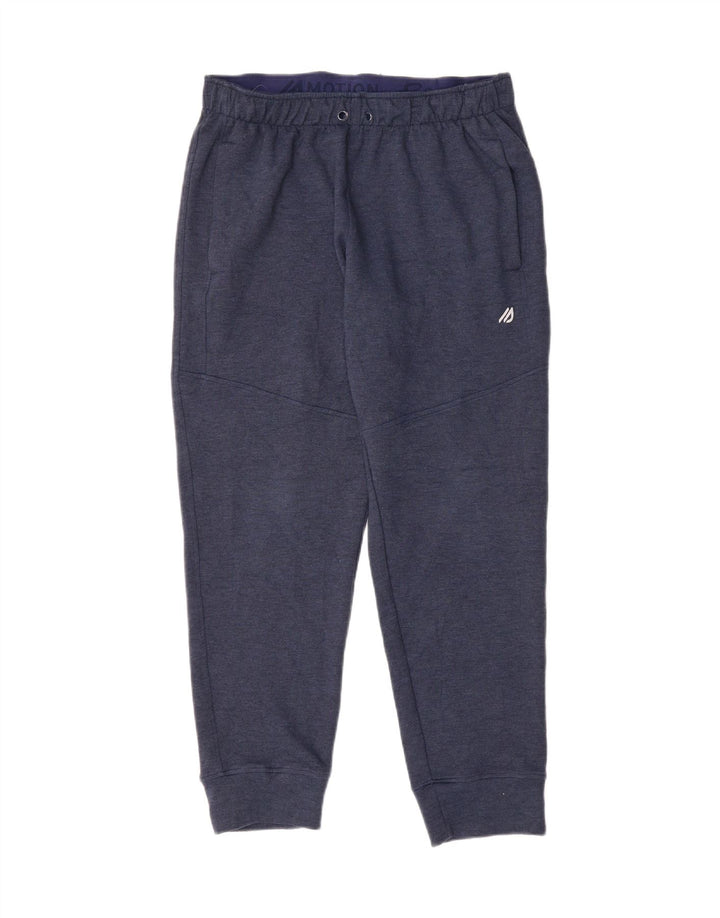 EDDIE BAUER Mens Tracksuit Trousers Joggers Large  Navy Blue Polyester Vintage Eddie Bauer and Second-Hand Eddie Bauer from Messina Hembry 