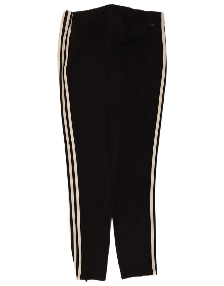 Adidas Womens Climalite Tracksuit Trousers UK 12/14 Medium Black Polyester