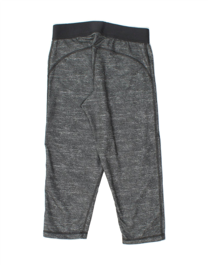 ADIDAS Womens Climalite Capri Leggings UK 8/10 Small  Grey Polyester Vintage Adidas and Second-Hand Adidas from Messina Hembry 