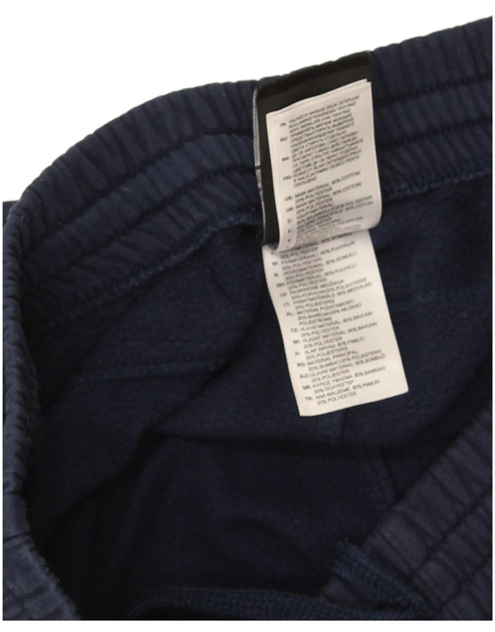 Adidas Mens Tracksuit Trousers Medium Navy Blue Cotton