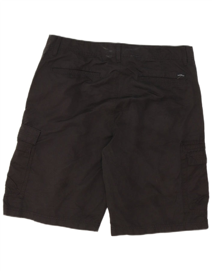 LEE Mens Cargo Shorts W33 Medium Black Polyester