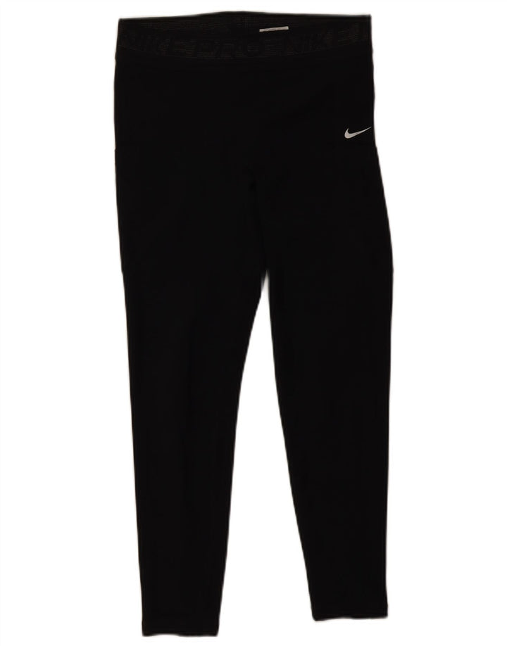 Damskie legginsy Nike UK 14, średni czarny poliester