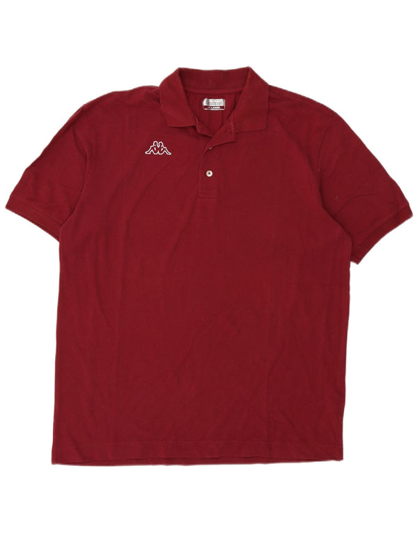 Kappa Herren Poloshirt 2XL Burgund