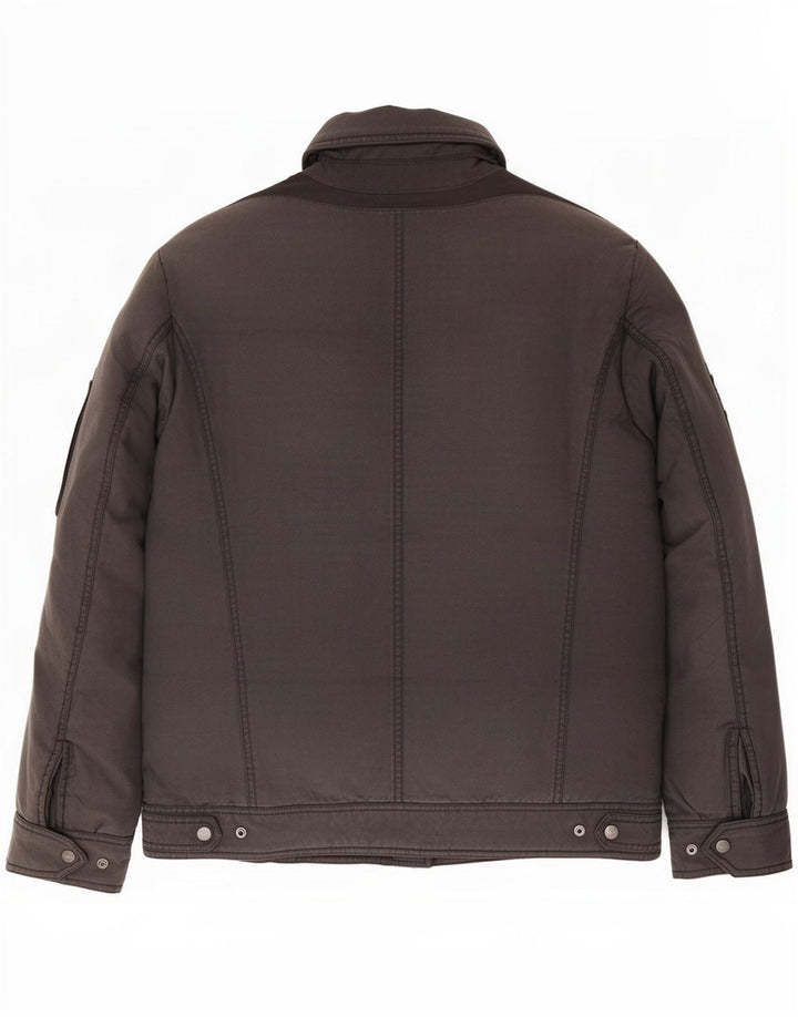 Giacca imbottita Geox Respira da donna UK 16 Large Grigia in poliammide