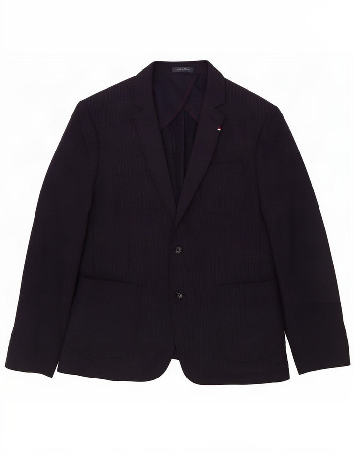 Blazer pentru bărbați Zara cu 2 nasturi EU 56 XL Poliester bleumarin